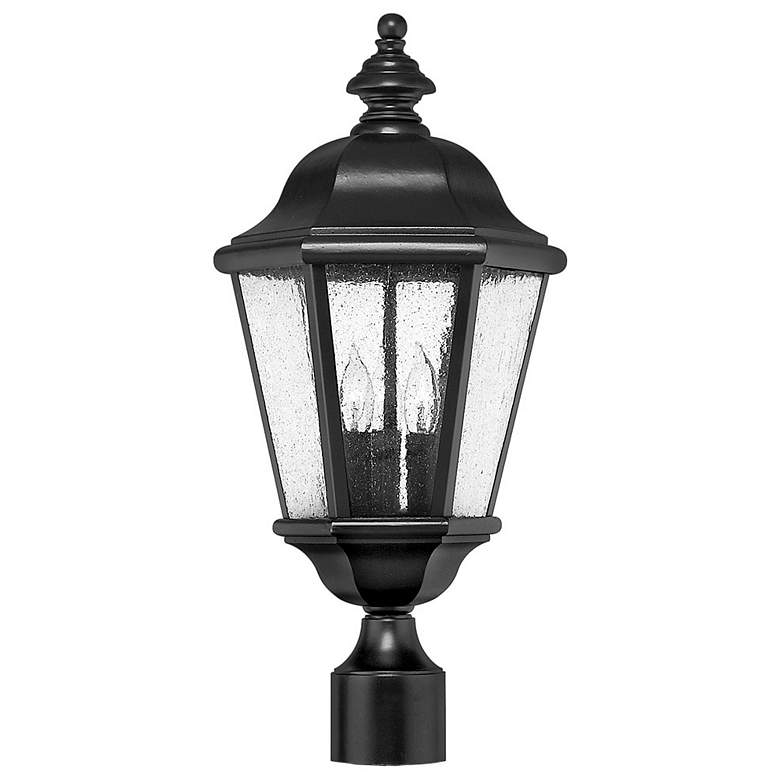 Image 4 Hinkley Edgewater Black 21 1/4" High Low Voltage Outdoor Post Light more views