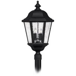 Hinkley Edgewater Collection 27&quot; High Black Outdoor Post Light
