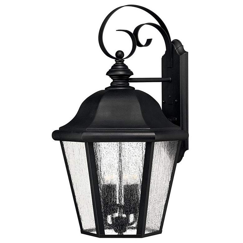 Image 1 Hinkley Edgewater Collection Black 25 1/2" High Outdoor Wall Light
