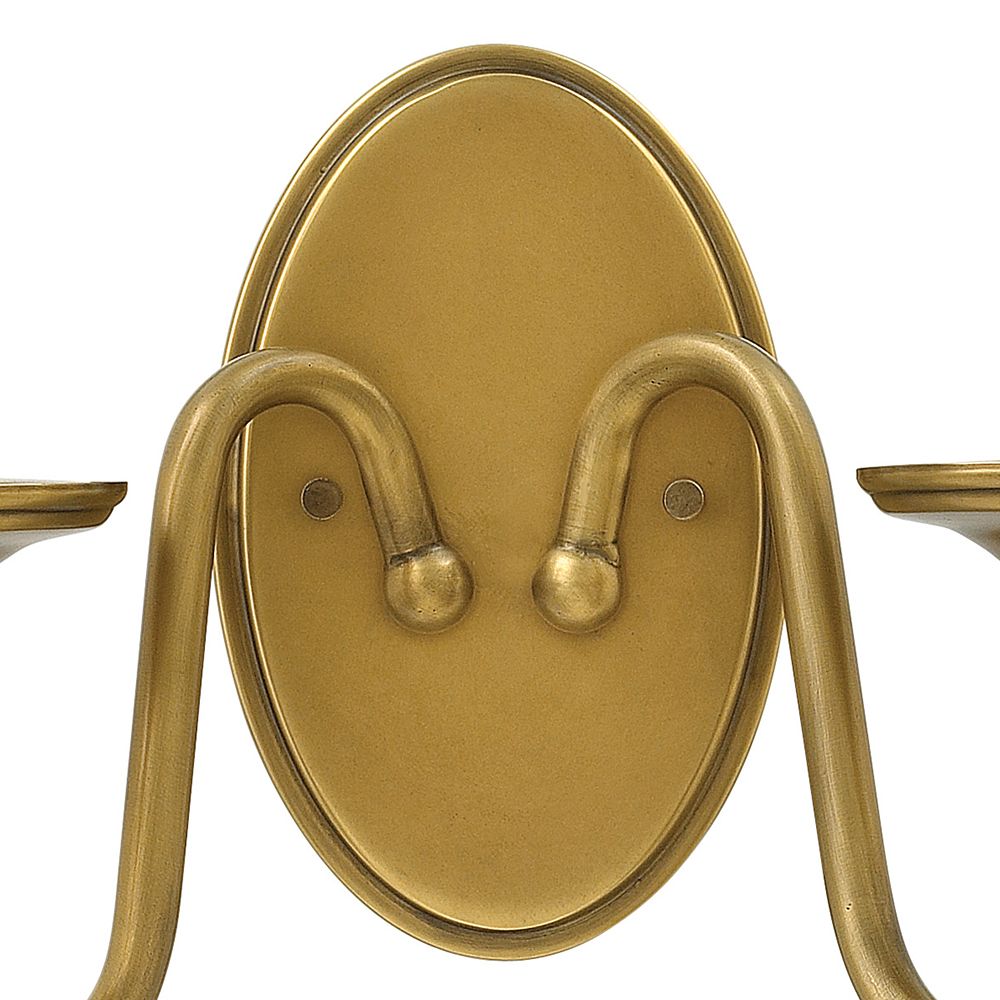 Image 6 Hinkley Eleanor 9" High Heritage Brass 2-Light Wall Sconce more views
