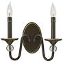 2_Hinkley Eleanor 9"H Light Oiled Bronze 2-Light Wall Sconce more views