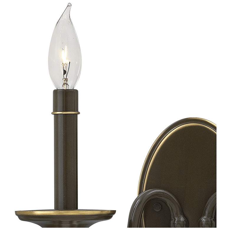 Image 4 Hinkley Eleanor 9"H Light Oiled Bronze 2-Light Wall Sconce more views