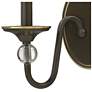 5_Hinkley Eleanor 9"H Light Oiled Bronze 2-Light Wall Sconce more views