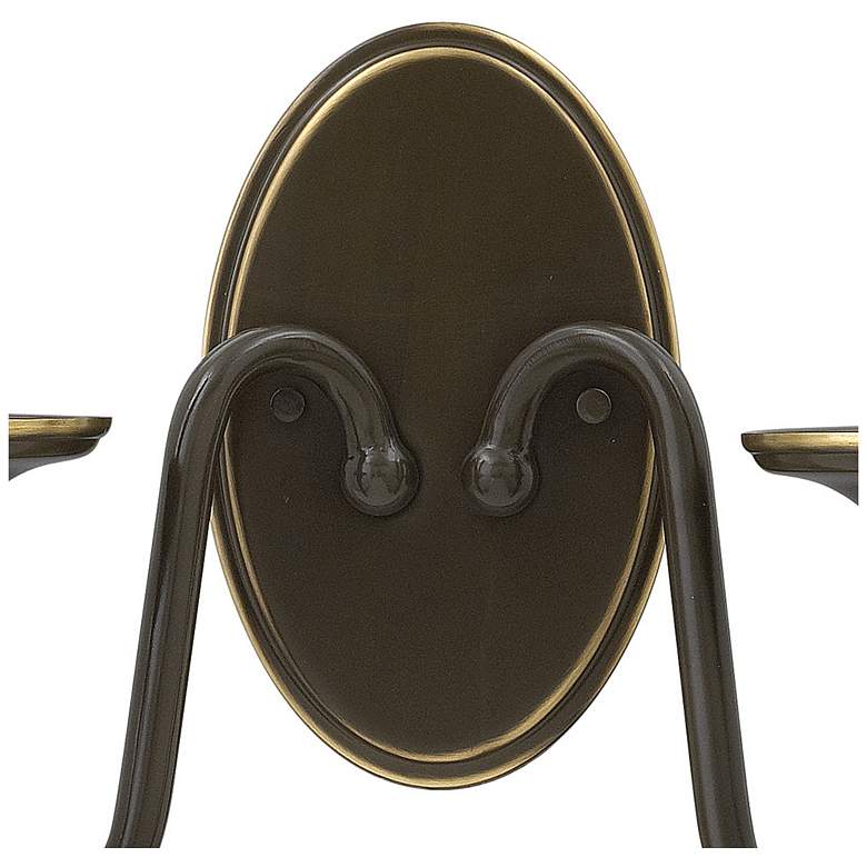 Image 6 Hinkley Eleanor 9"H Light Oiled Bronze 2-Light Wall Sconce more views