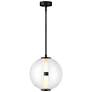 4_Hinkley Elin 14" Wide Black LED Globe Pendant Light more views