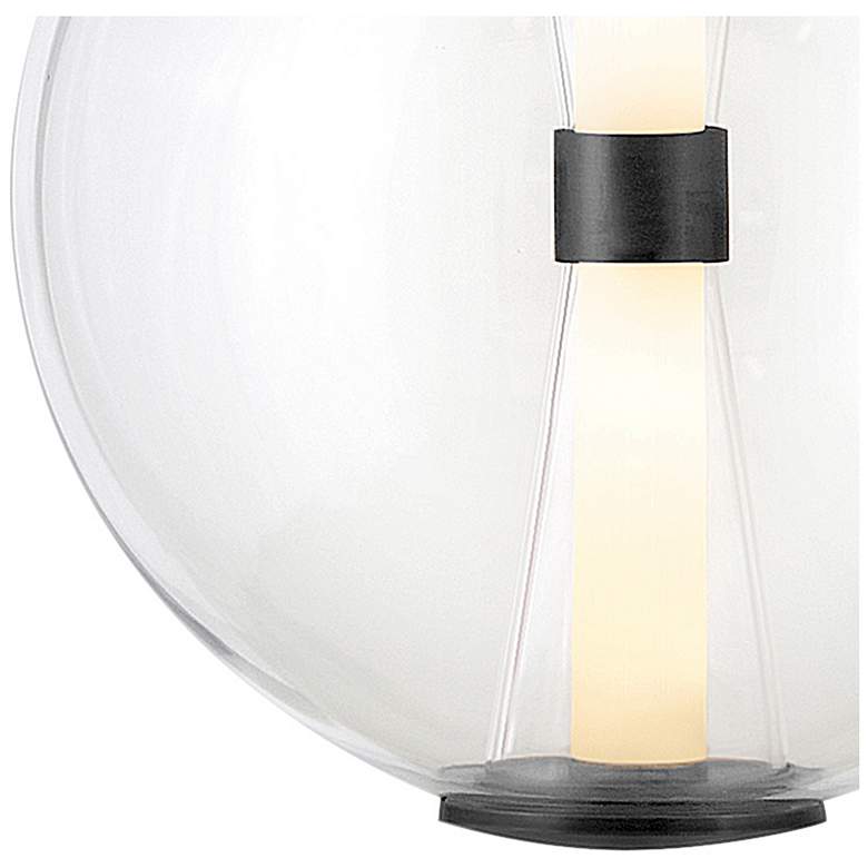 Image 5 Hinkley Elin 14" Wide Black LED Globe Pendant Light more views