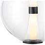 5_Hinkley Elin 14" Wide Black LED Globe Pendant Light more views