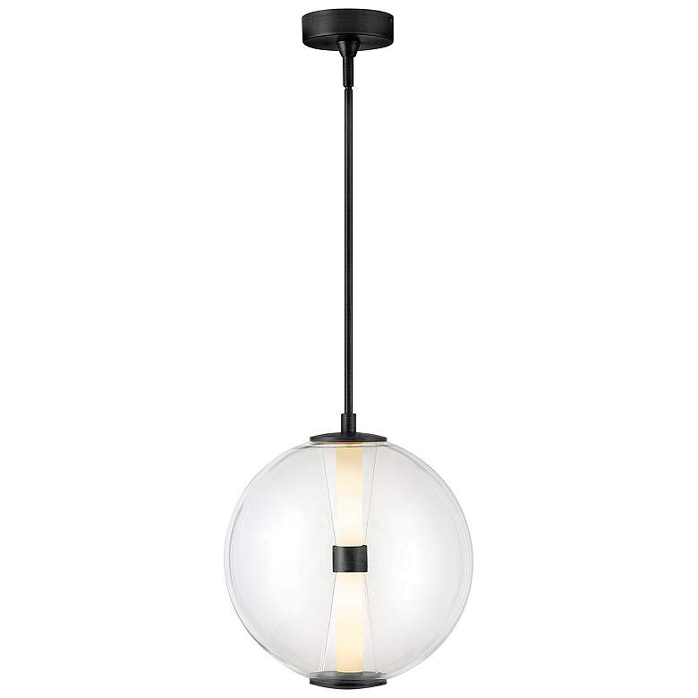 Image 1 Hinkley Elin LED Medium Globe Pendant Black