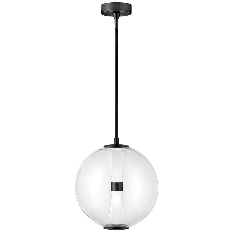 Image 7 Hinkley Elin LED Medium Globe Pendant Black more views