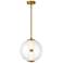 Hinkley Elin Medium Globe Pendant Lacquered Brass