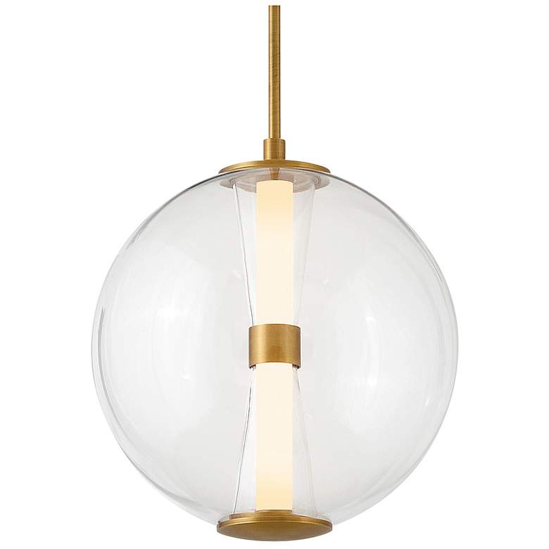 Image 2 Hinkley Elin Medium Globe Pendant Lacquered Brass more views