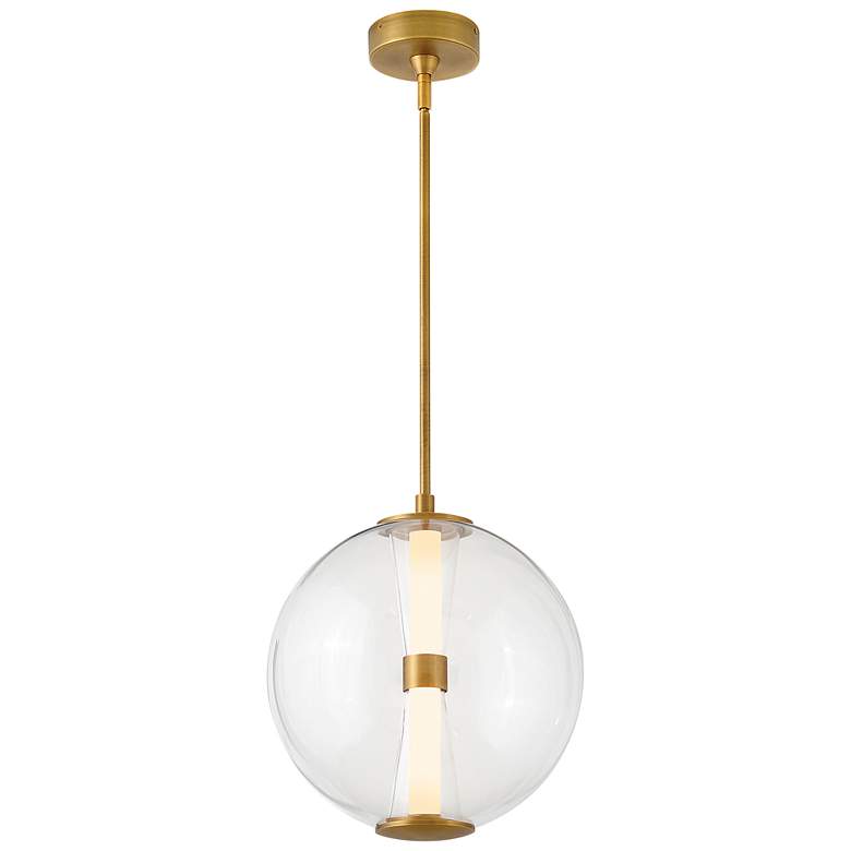 Image 4 Hinkley Elin Medium Globe Pendant Lacquered Brass more views