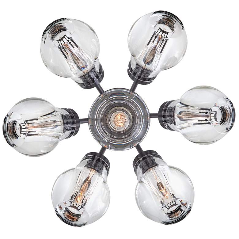 Image 3 Hinkley- Elise Medium Semi-Flush Mount- 16.25"  Black more views