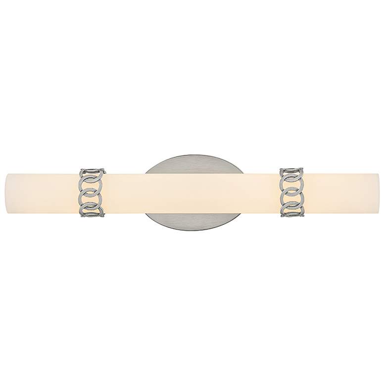 Image 1 Hinkley Eliza 22 1/2"W Brushed Nickel LED Vanity Bath Light