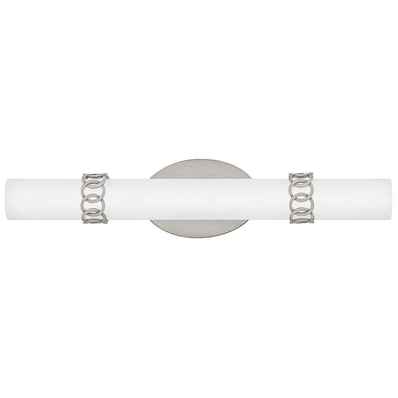 Image 2 Hinkley Eliza 22 1/2"W Brushed Nickel LED Vanity Bath Light more views