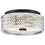 1_Hinkley Elle 12" Wide Black Drum Ceiling Light