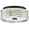Hinkley Elle 12" Wide Black Drum Ceiling Light