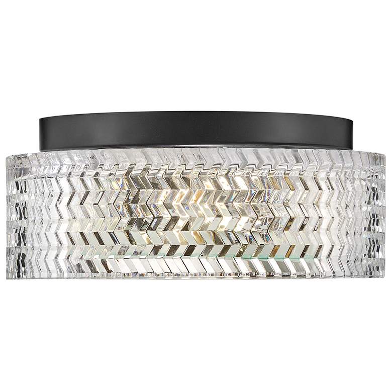 Image 5 Hinkley Elle 12" Wide Black Drum Ceiling Light more views