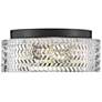 5_Hinkley Elle 12" Wide Black Drum Ceiling Light more views