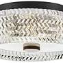 6_Hinkley Elle 12" Wide Black Drum Ceiling Light more views