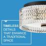 7_Hinkley Elle 12" Wide Black Drum Ceiling Light more views