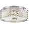 Hinkley Elle 12" Wide Chrome Drum Ceiling Light