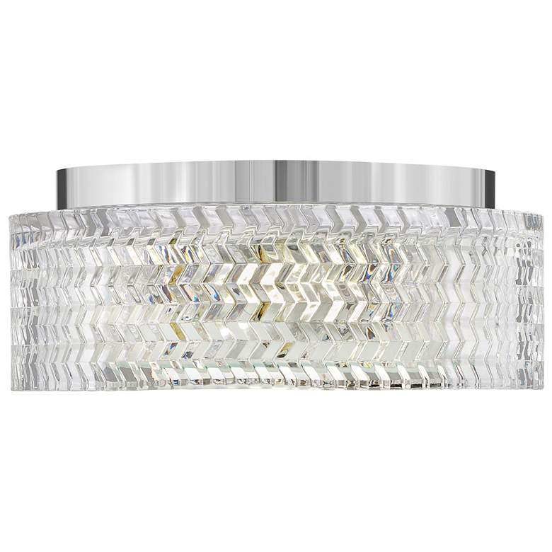 Image 5 Hinkley Elle 12" Wide Chrome Drum Ceiling Light more views