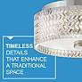 7_Hinkley Elle 12" Wide Chrome Drum Ceiling Light more views