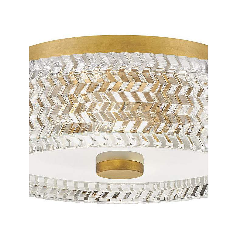 Image 2 Hinkley Elle 12" Wide Heritage Brass Ceiling Light more views