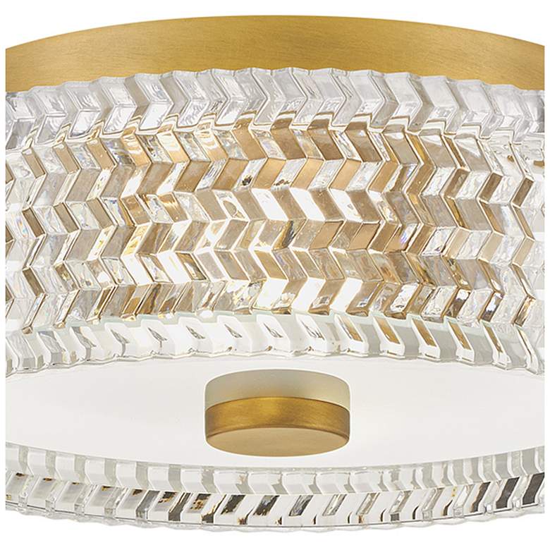 Image 6 Hinkley Elle 12" Wide Heritage Brass Ceiling Light more views