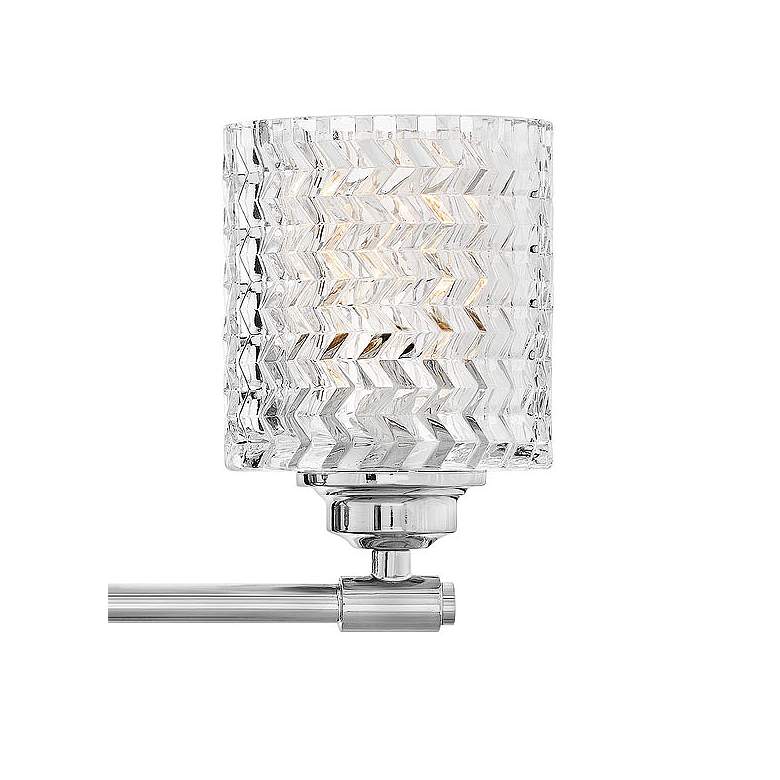 Image 2 Hinkley Elle 24" Wide Chrome and Glass 3-Light Bath Light more views