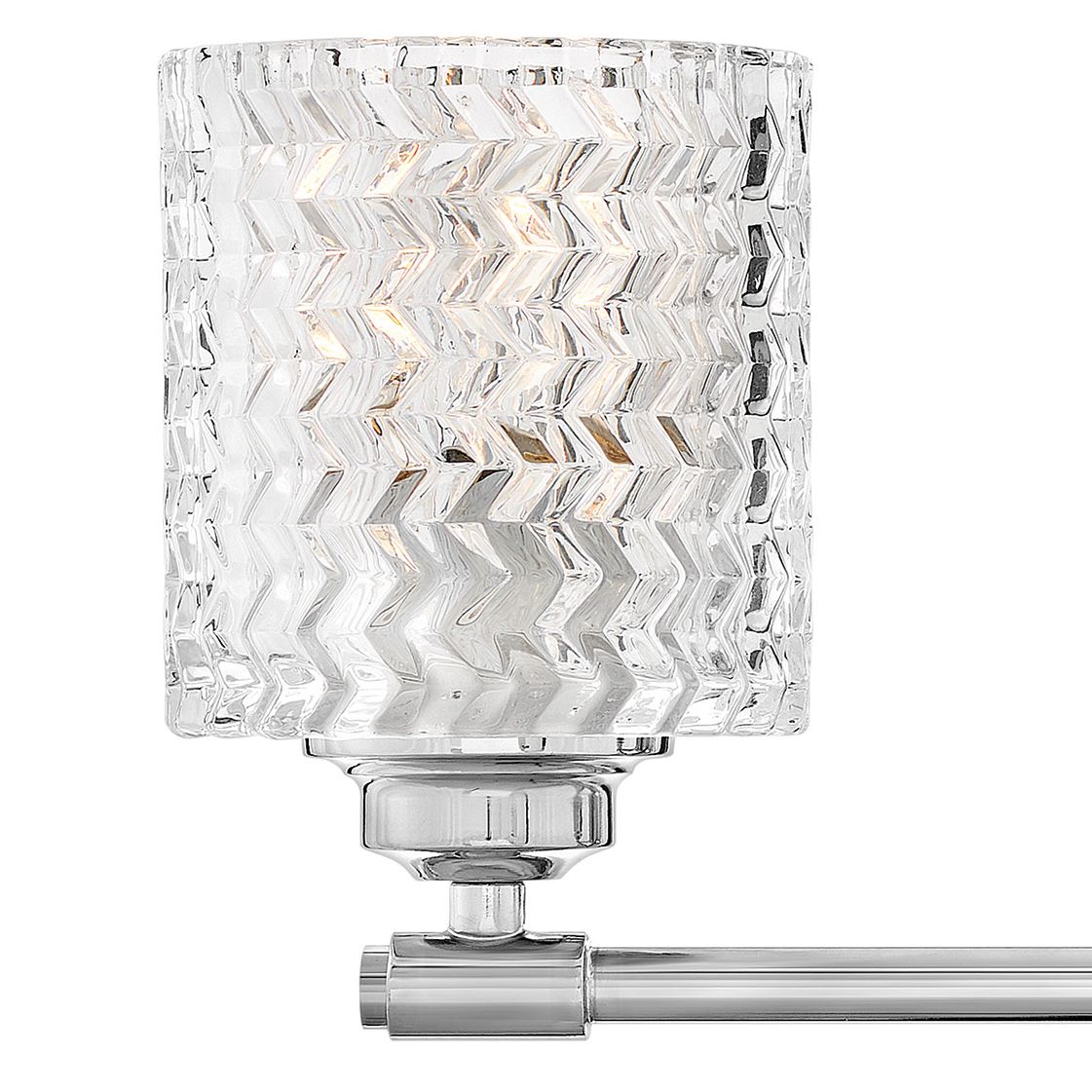 Image 6 Hinkley Elle 24" Wide Chrome and Glass 3-Light Bath Light more views