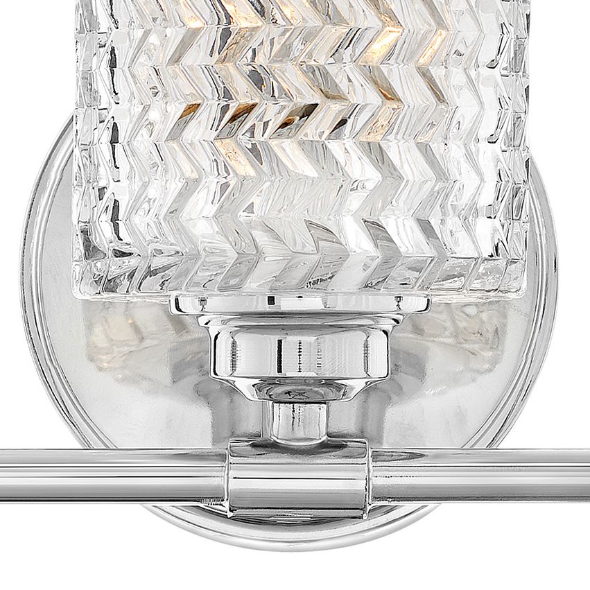 Image 7 Hinkley Elle 24" Wide Chrome and Glass 3-Light Bath Light more views