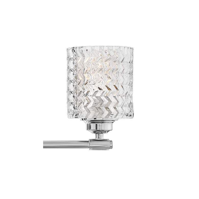 Image 2 Hinkley Elle 32" Wide Chrome and Glass 4-Light Bath Light more views