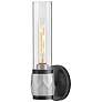 1_Hinkley Ellison 13 1/2"H Black w/ Brushed Nickel Wall Sconce