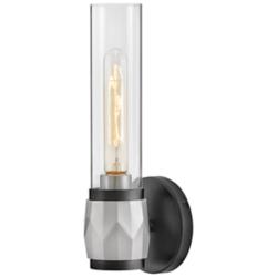 Hinkley Ellison 13 1/2"H Black w/ Brushed Nickel Wall Sconce