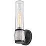 5_Hinkley Ellison 13 1/2"H Black w/ Brushed Nickel Wall Sconce more views