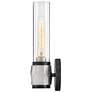 7_Hinkley Ellison 13 1/2"H Black w/ Brushed Nickel Wall Sconce more views