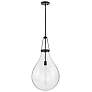 2_Hinkley Eloise 16" Wide Black Teardrop Pendant Light more views