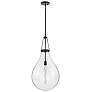 4_Hinkley Eloise 16" Wide Black Teardrop Pendant Light more views