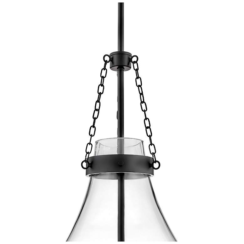 Image 6 Hinkley Eloise 16" Wide Black Teardrop Pendant Light more views