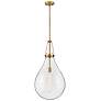 1_Hinkley Eloise 16" Wide Lacquered Brass LED Pendant Light