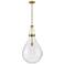 Hinkley Eloise 16" Wide Lacquered Brass LED Pendant Light