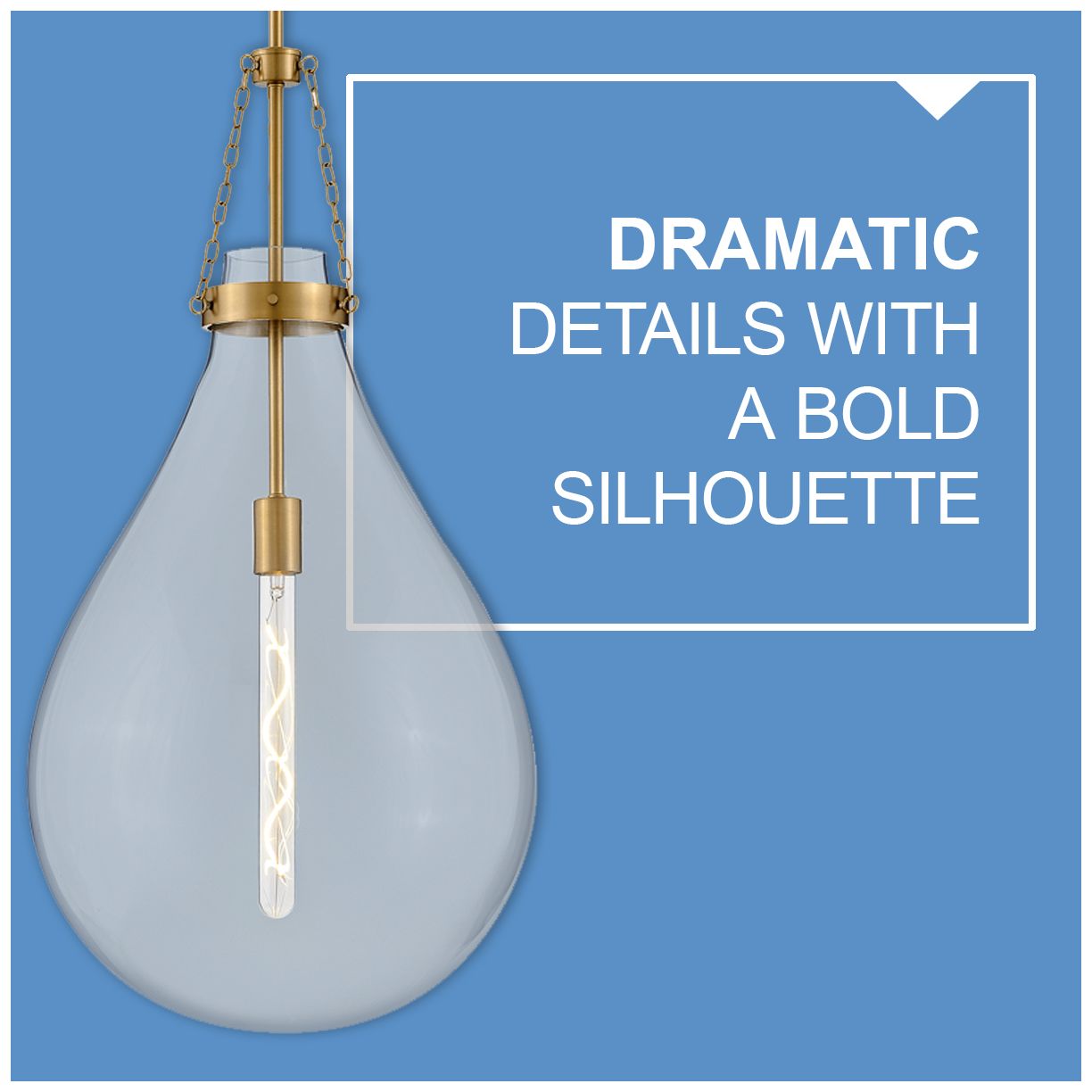 Hinkley Eloise 16" Wide Lacquered Brass LED Pendant Light