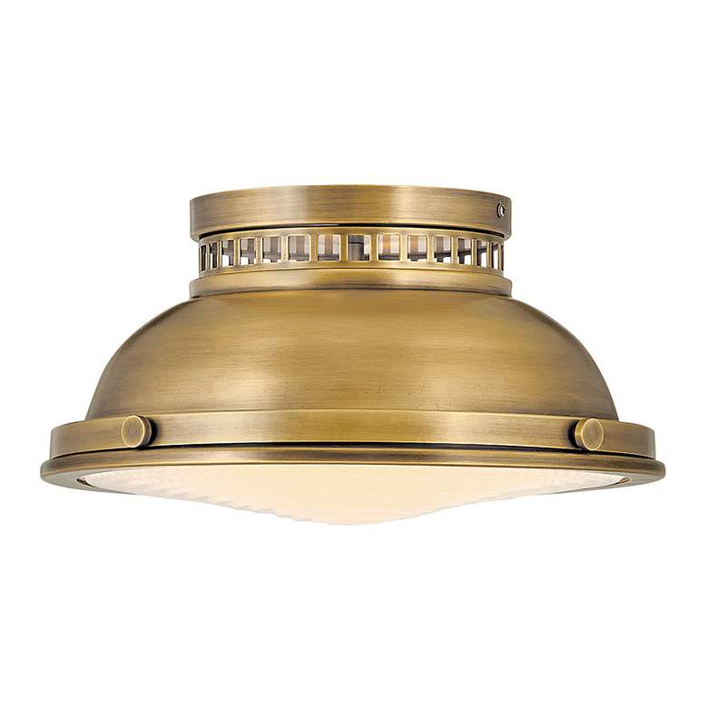 Image 2 Hinkley Emery 12 3/4" Wide Heritage Brass Ceiling Light more views
