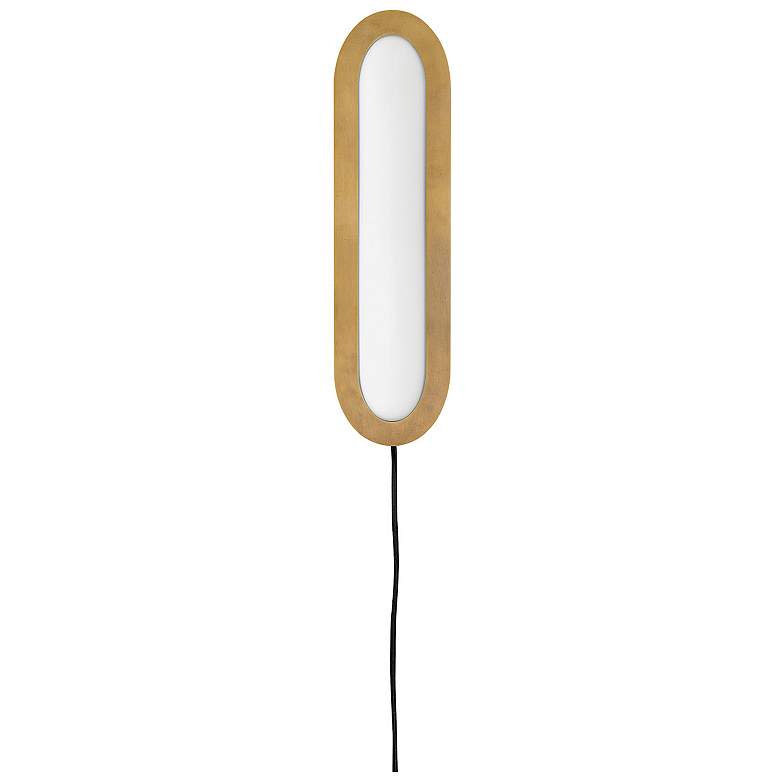 Image 4 Hinkley Emme 22" High Heritage Brass LED Wall Sconce more views