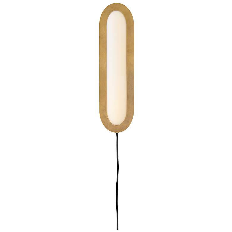 Image 5 Hinkley Emme 22" High Heritage Brass LED Wall Sconce more views