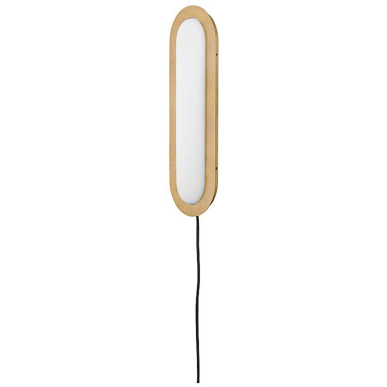 Image 7 Hinkley Emme 22" High Heritage Brass LED Wall Sconce more views