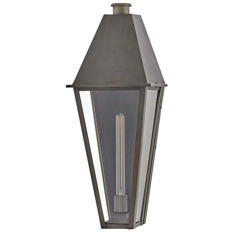 Image 4 Hinkley Endsley 26" High Blackened Brass Outdoor Wall Light more views