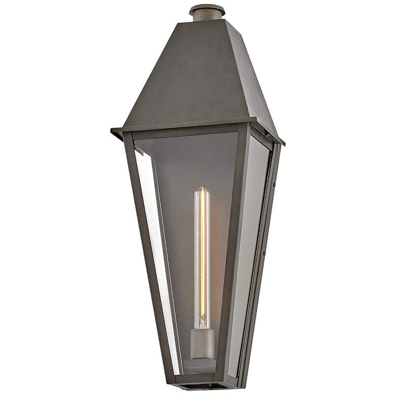 Image 5 Hinkley Endsley 26" High Blackened Brass Outdoor Wall Light more views